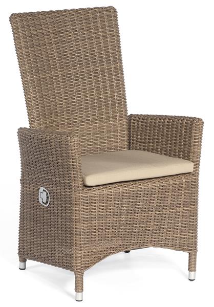 Sessel Solares Kunststoffgeflecht rustic-stream SonnenPartner