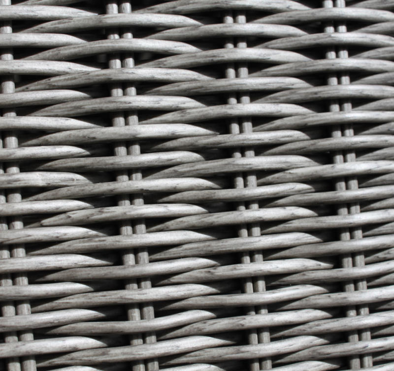 Polyrattan Fussablage 5070 grau von GARINO Premium Ausstellungsstück