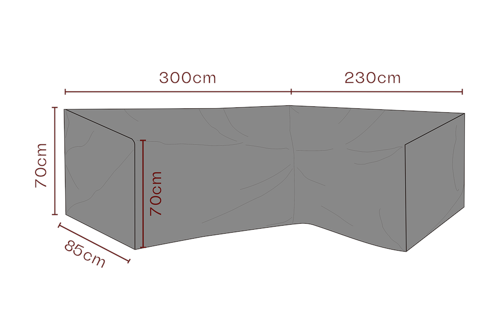 Brafab Abdeckung 230/300x85x70 cm