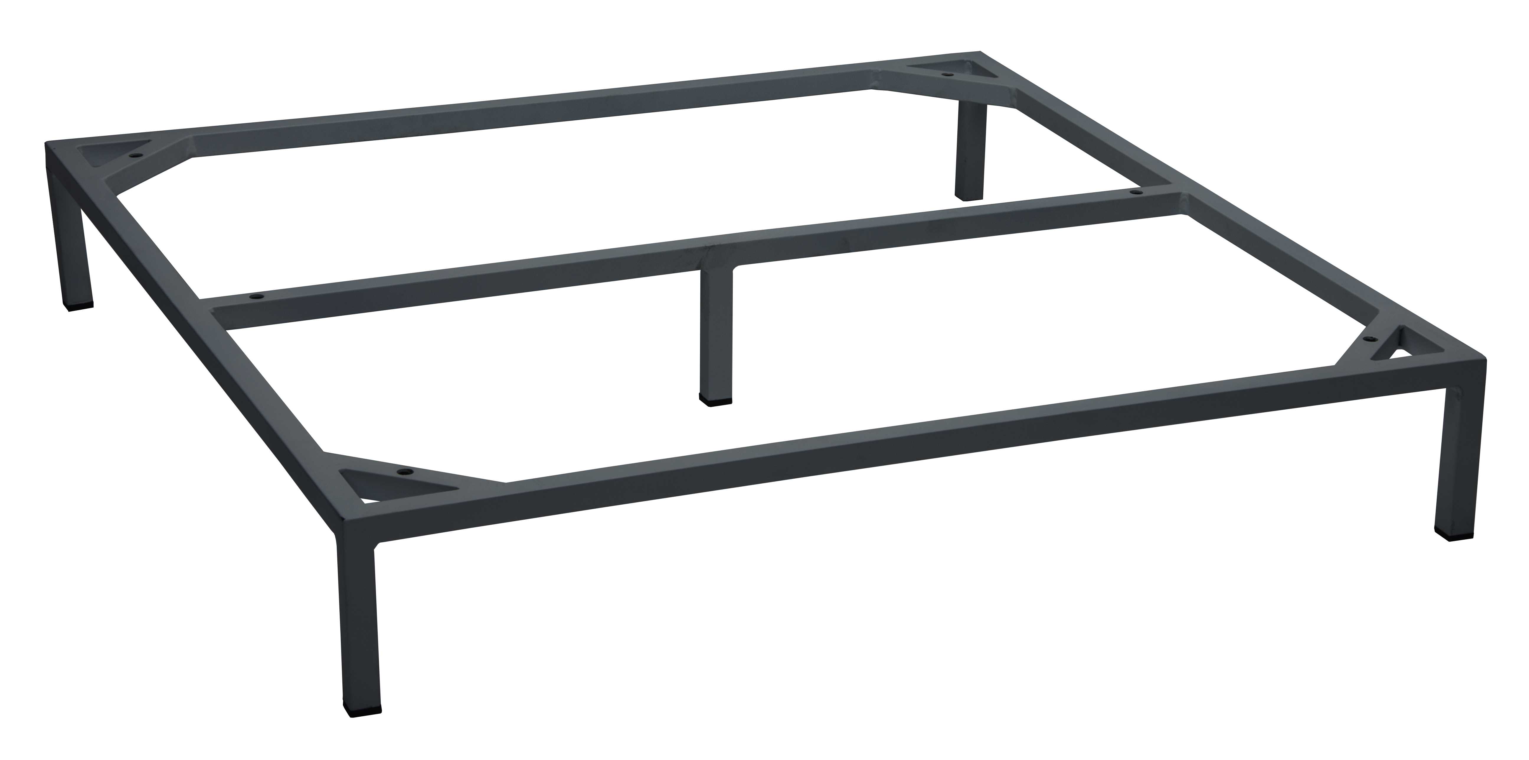 Stern Untergestell Aluminium anthrazit Profil 20x20 mm 85x85x14 cm zu Fontana