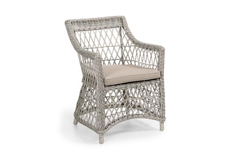 Brafab Beatrice Diningsessel weiß Inkl. Kissen