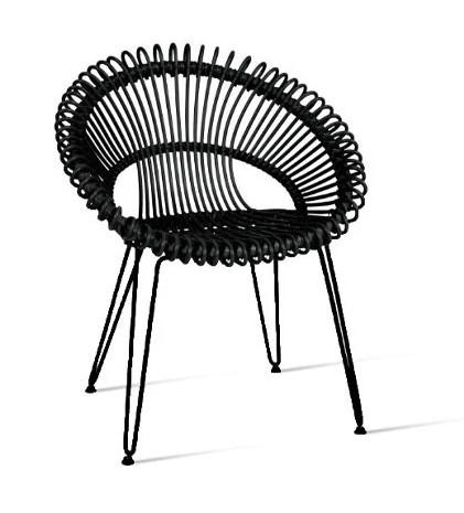 Vincent Sheppard Roxy Dining Sessel schwarz