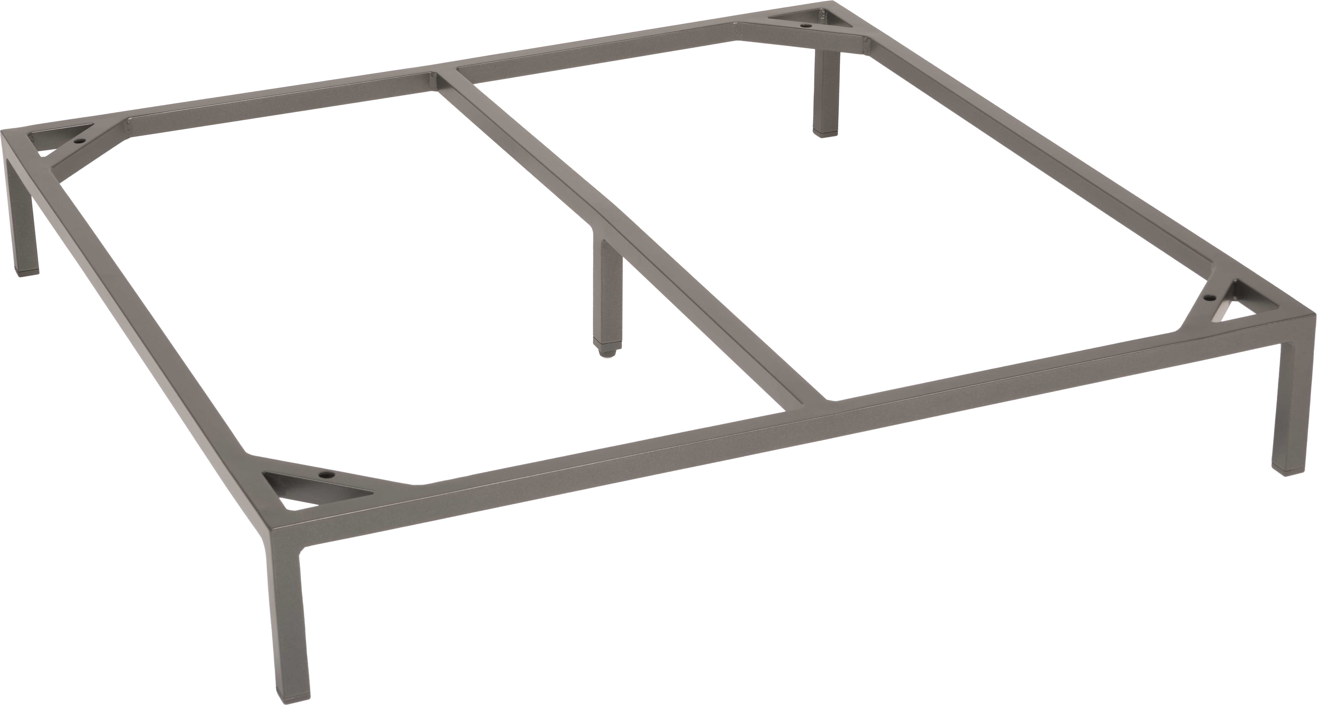 Stern Untergestell Aluminium graphit Profil 20x20 mm 85x85x14 cm zu Fontana