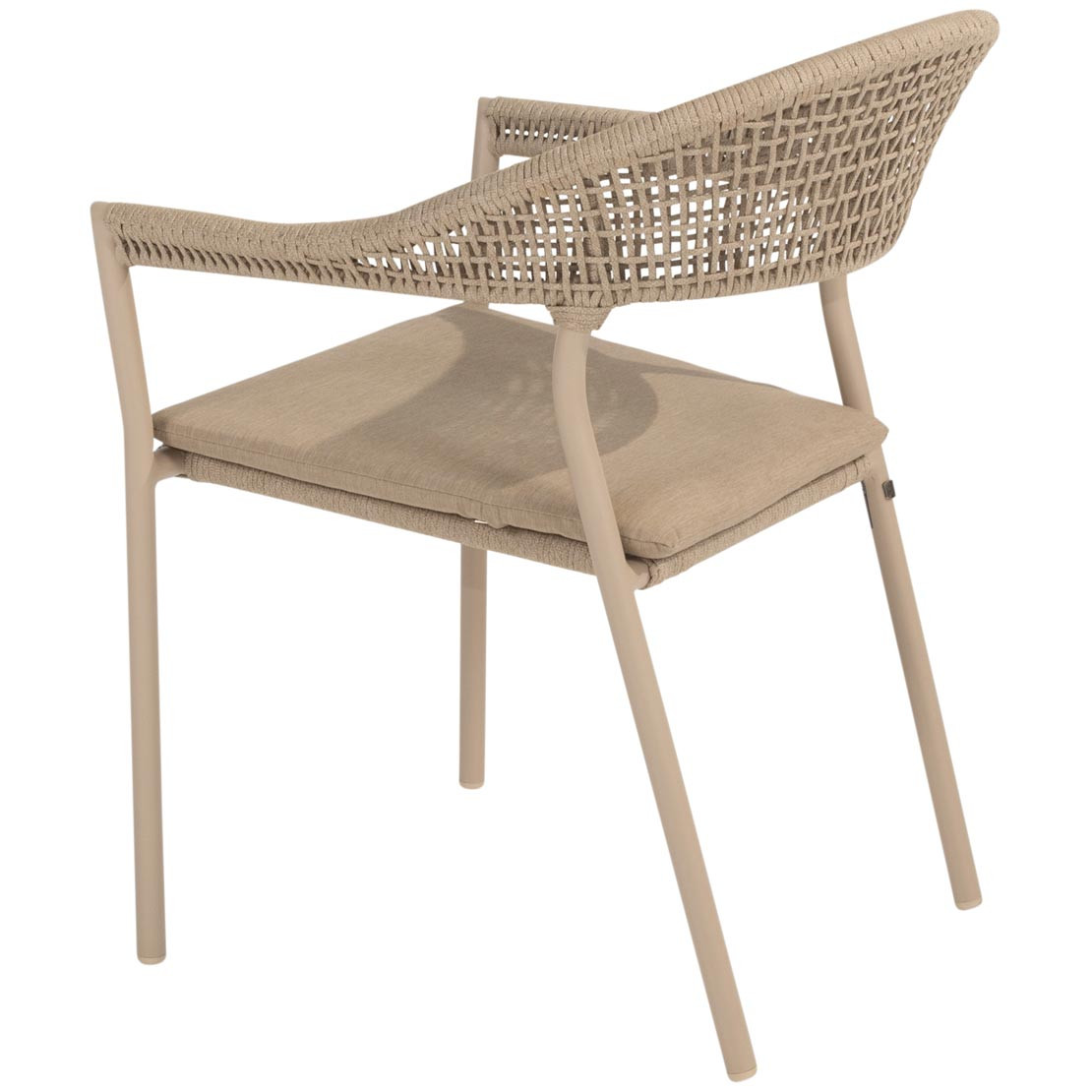 Taste by 4 Seasons Outdoor Sienna Stapelstuhl Rope Latte inkl. Kissen