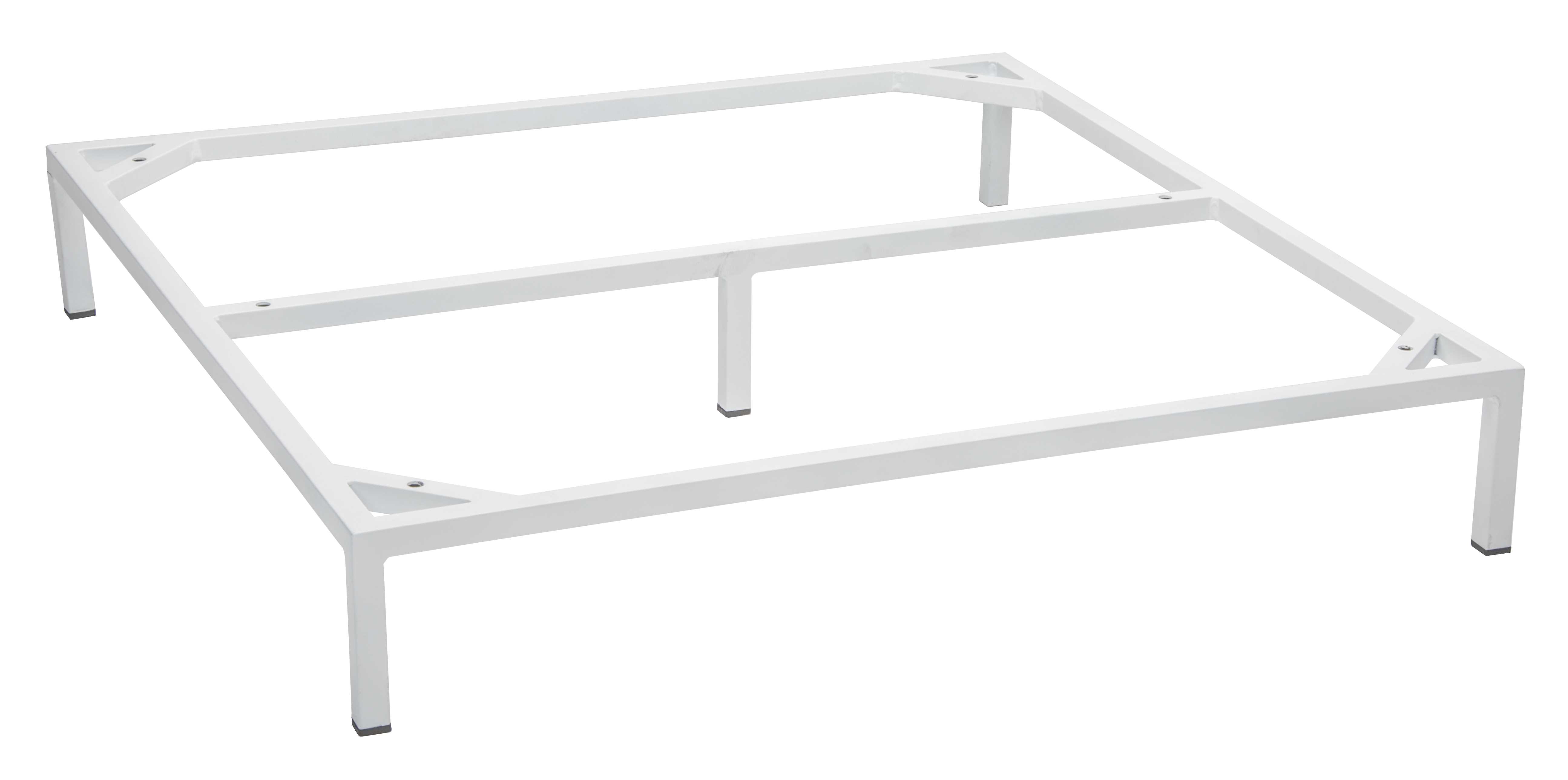 Stern Untergestell Aluminium weiss Profil 20x20 mm 85x85x14 cm zu Fontana