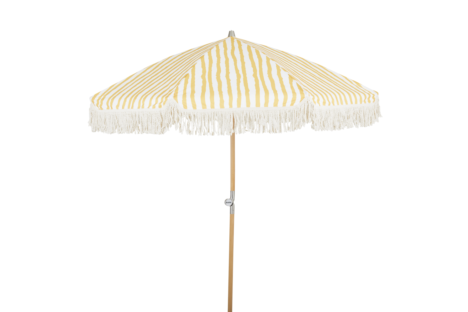Brafab Sonnenschirm Gatsby Ø180 cm gelb gestreift