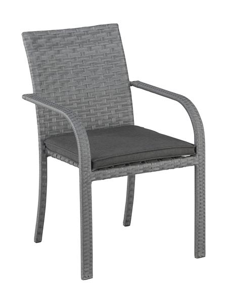 KETTLER Bistro Sessel anthrazit mit Auflage