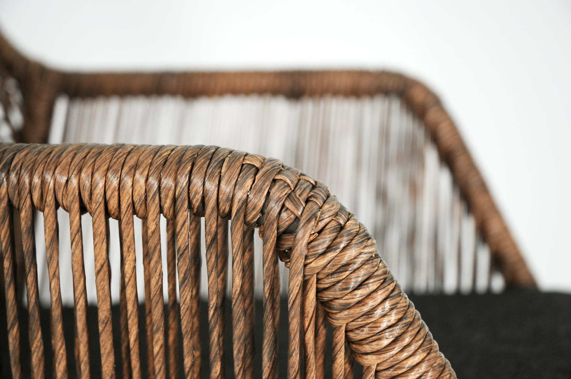 sitMobilia Allanis Dining Stuhl Geflecht Twisted Abaco Philipino inkl. Kissen