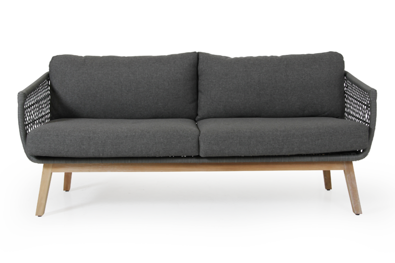 Brafab Kenton 3-Sitzer Sofa grau inkl. Kissen