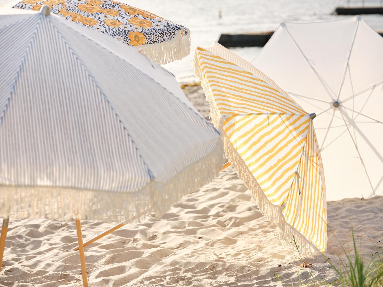 Brafab Sonnenschirm Gatsby Ø180 cm gelb gestreift