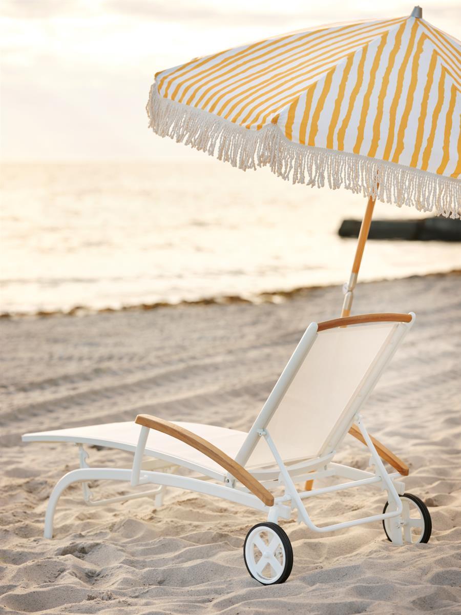 Brafab Sonnenschirm Gatsby Ø180 cm gelb gestreift