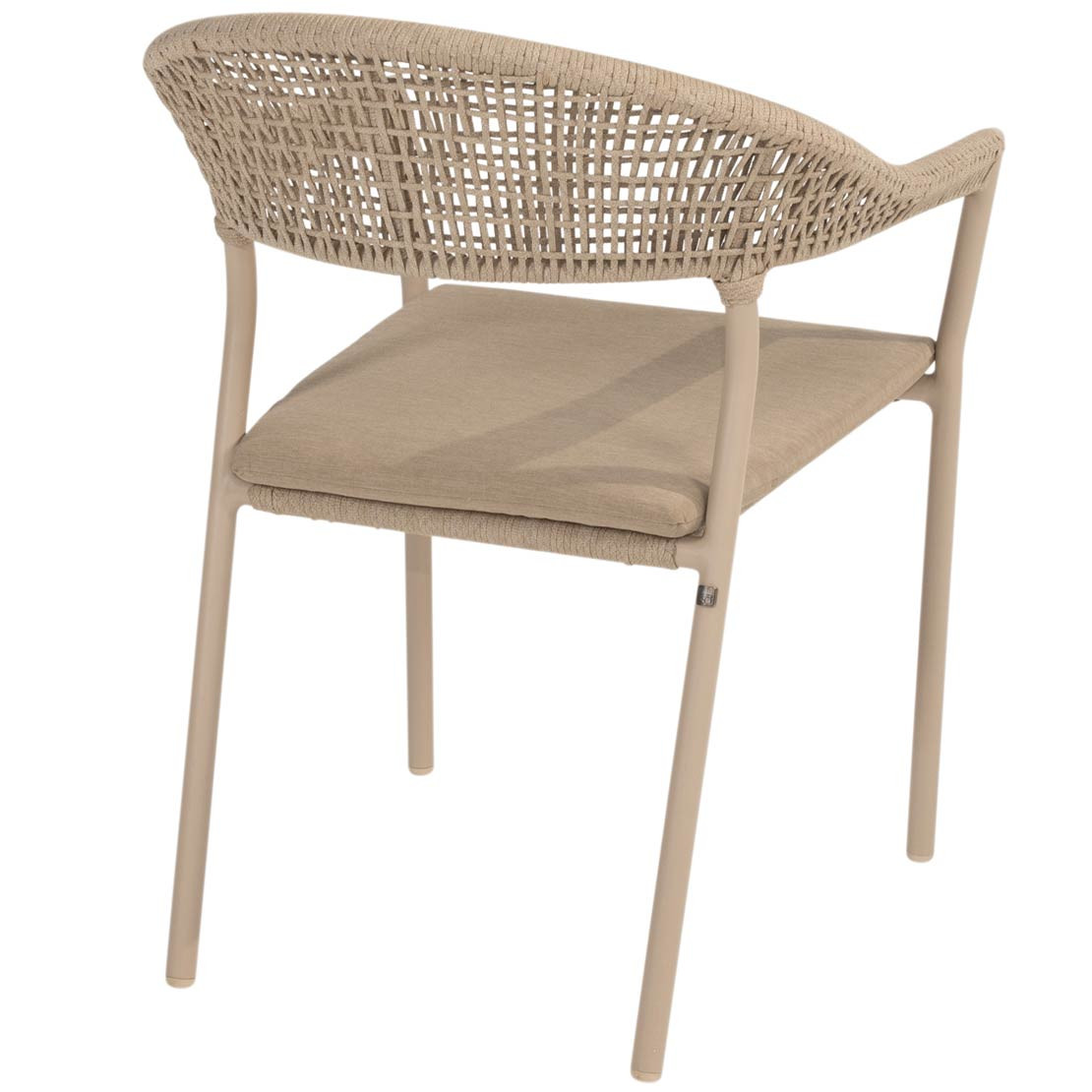 Taste by 4 Seasons Outdoor Sienna Stapelstuhl Rope Latte inkl. Kissen