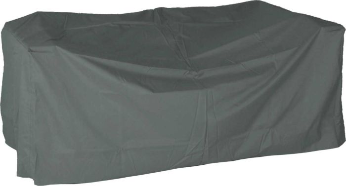 Stern Schutzhülle für Sofa 3er Space mit Bindebändern und Klettverschluss 100% Polyester grau