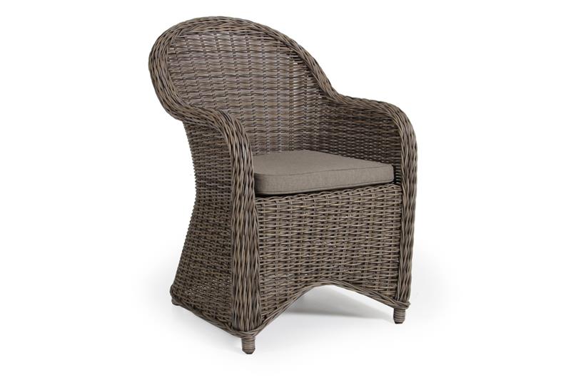 Brafab Paulina Diningsessel natur Inkl. Kissen