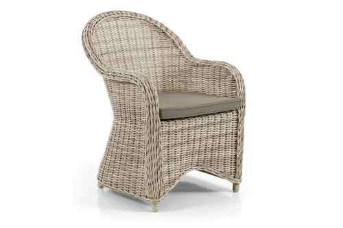 Brafab Paulina Diningsessel beige Inkl. Kissen