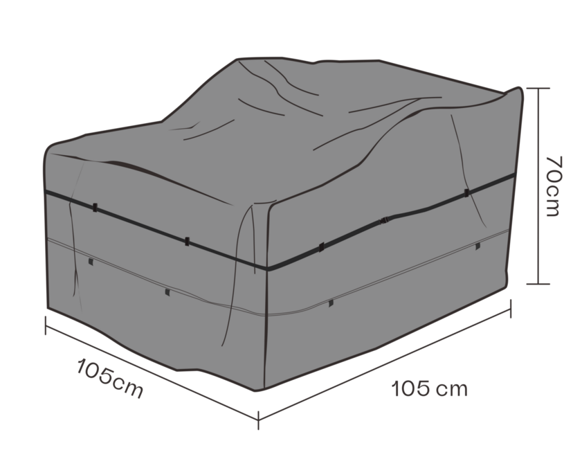 Brafab Abdeckung 105x105x70 cm