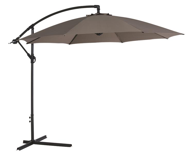 GARDEN Impressions Athene Sonnenschirm Ø300 Royal Grey/Taupe