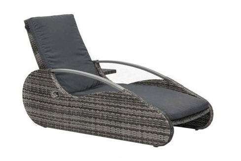 Lounger ANDALUSIA Kunststoffgeflecht/Stahlgestell