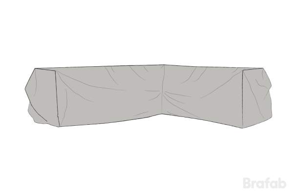 Brafab Leone Möbelabdeckung Grau Polyester / PVC-Untermaterial 290